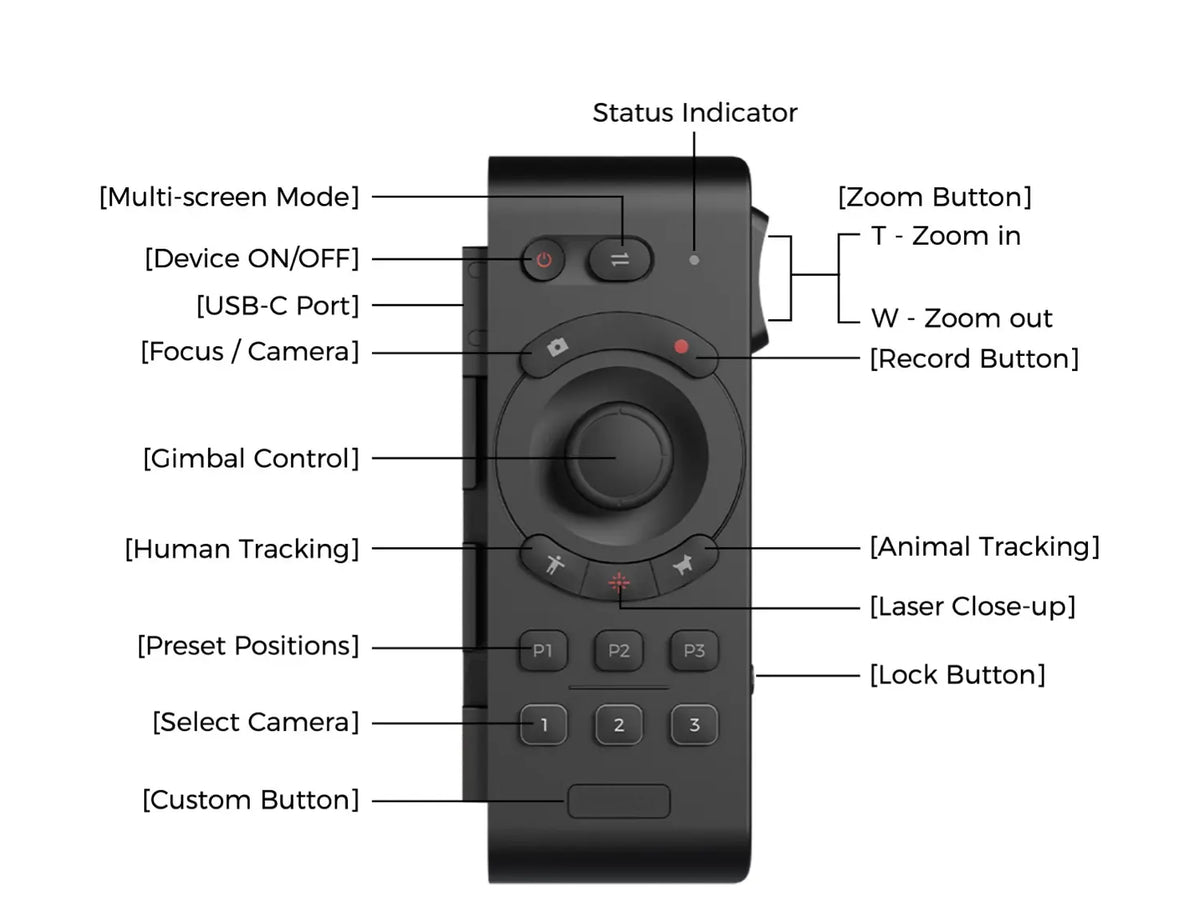 Obsbot Tail Air/Tail 2 Smart Remote Controller
