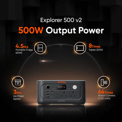 Jackery Explorer 500 v2 Portable Power Station