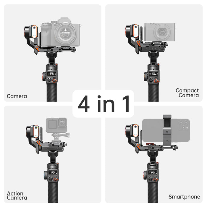 Hohem iSteady MT2 Kit Camera Gimbal with Magnetic Full Light