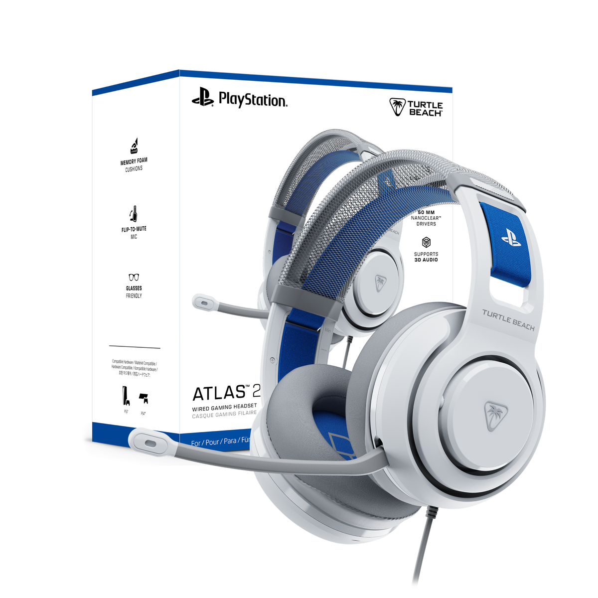 Turtle Beach Atlas 200 Wired Gaming Headset for PS5™ & PS4™