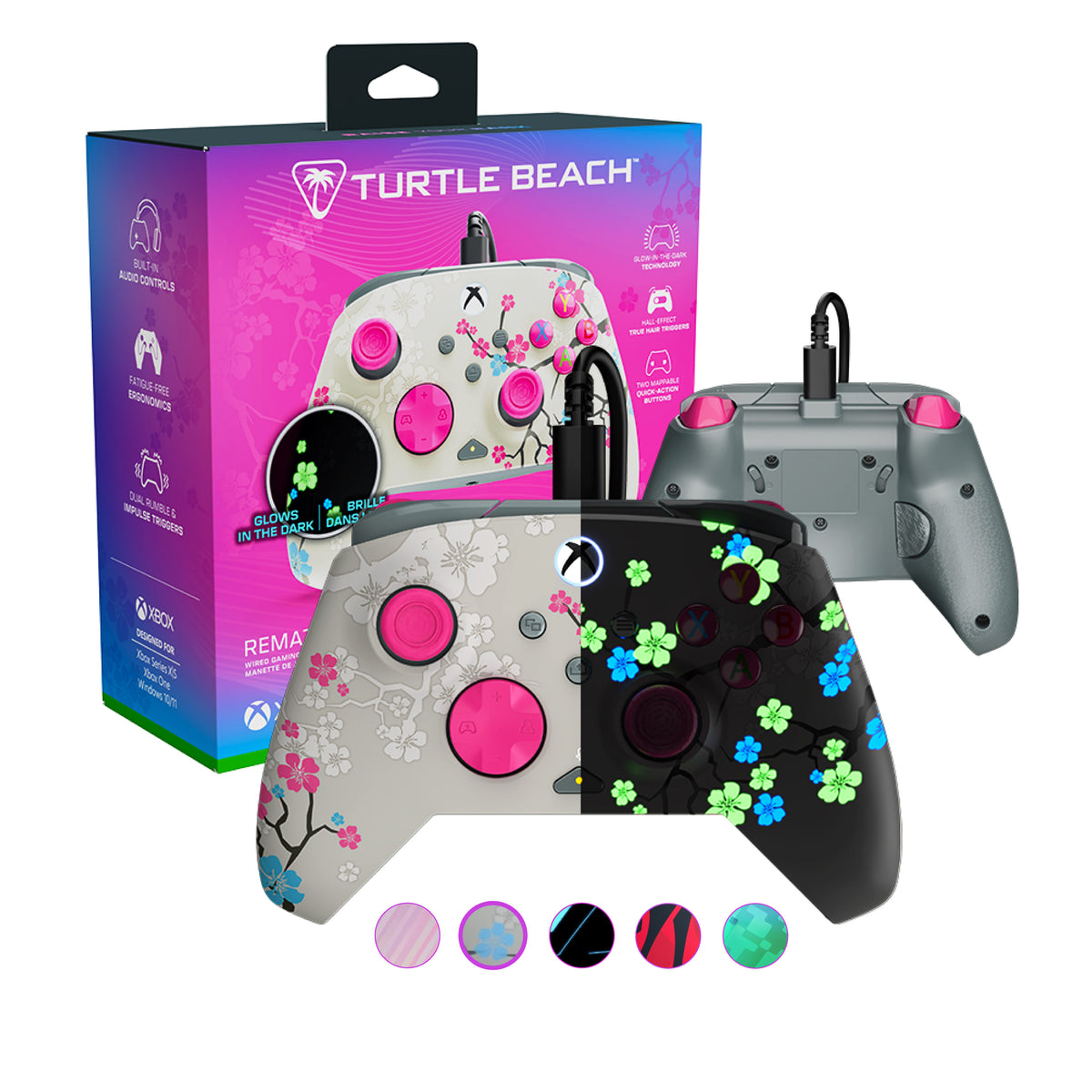 Turtle Beach Rematch Glow Advanced Controller Wired Gaming Controller