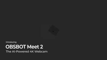 Obsbot Meet 2 AI-Powered 4K Webcam (Space Grey)