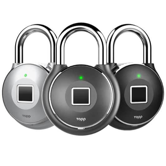 Tapplock One Plus smart padlock with biometric fingerprint sensor