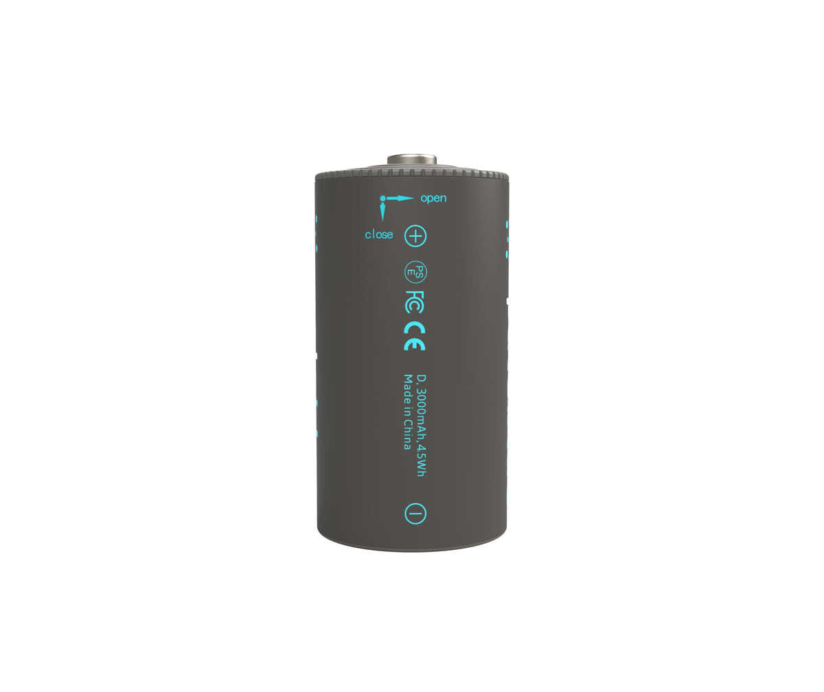 Pale Blue C USB Rechargeable Smart Batteries